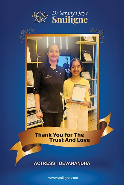 Baby Devananda at Smiligne with Dr Saranya Jay - Invisalign for Kids Kochi